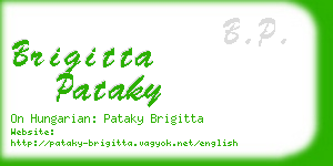 brigitta pataky business card